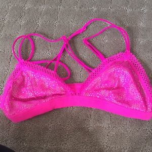 Pink bralette